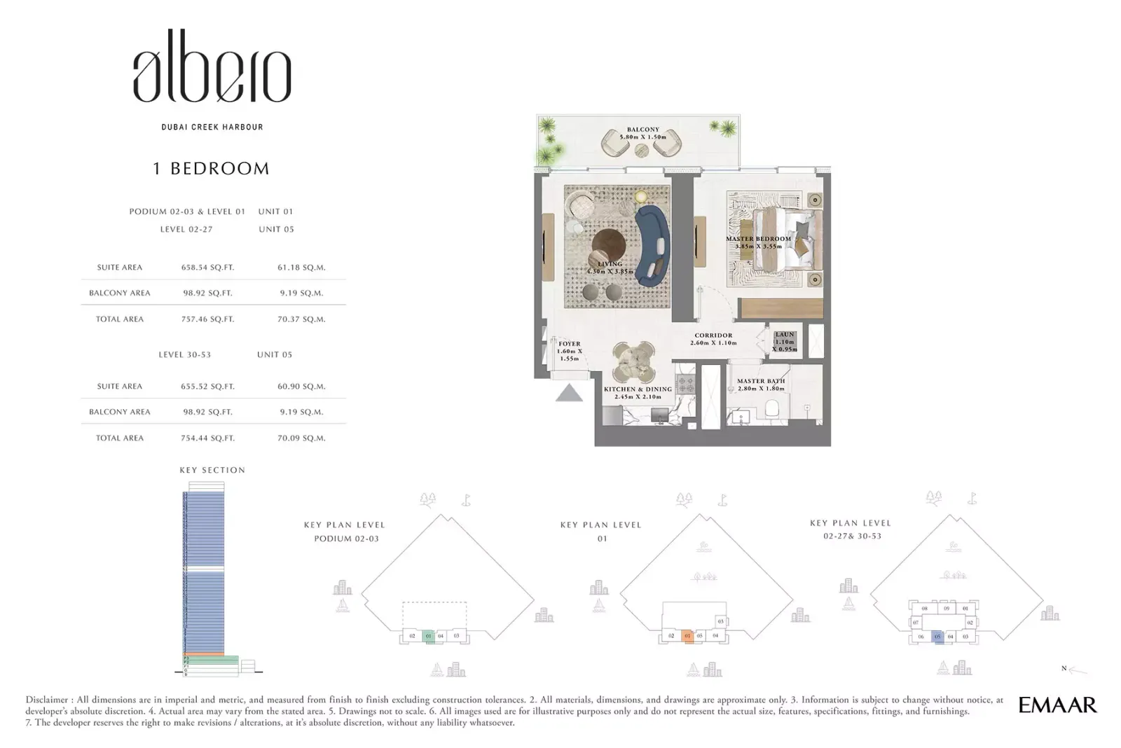 Floor plan for Type 1