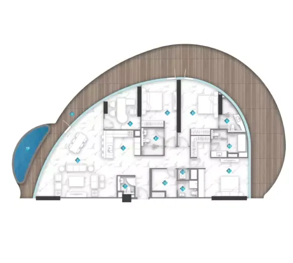 Floor plan for Type A