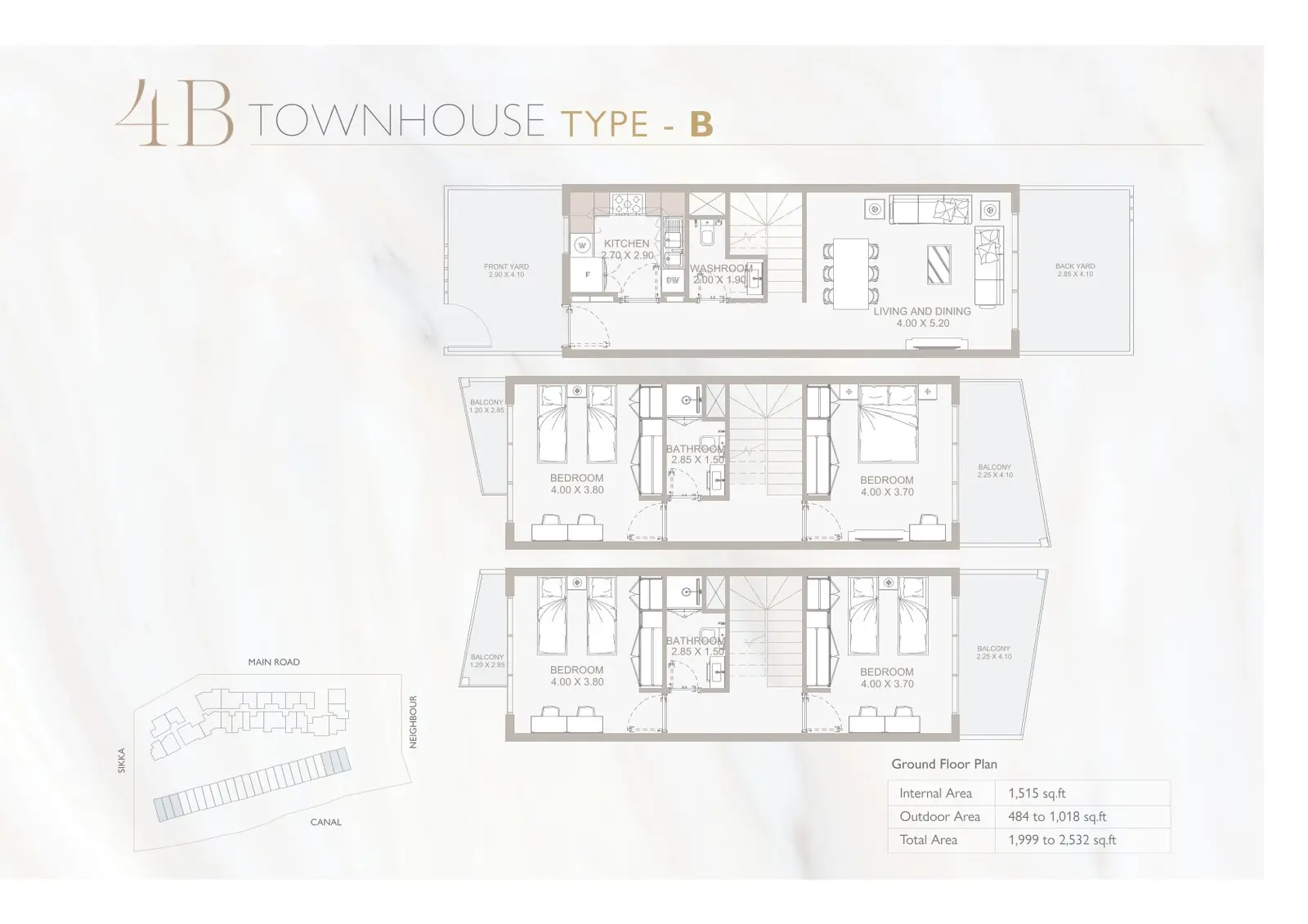 Floor plan for Type B