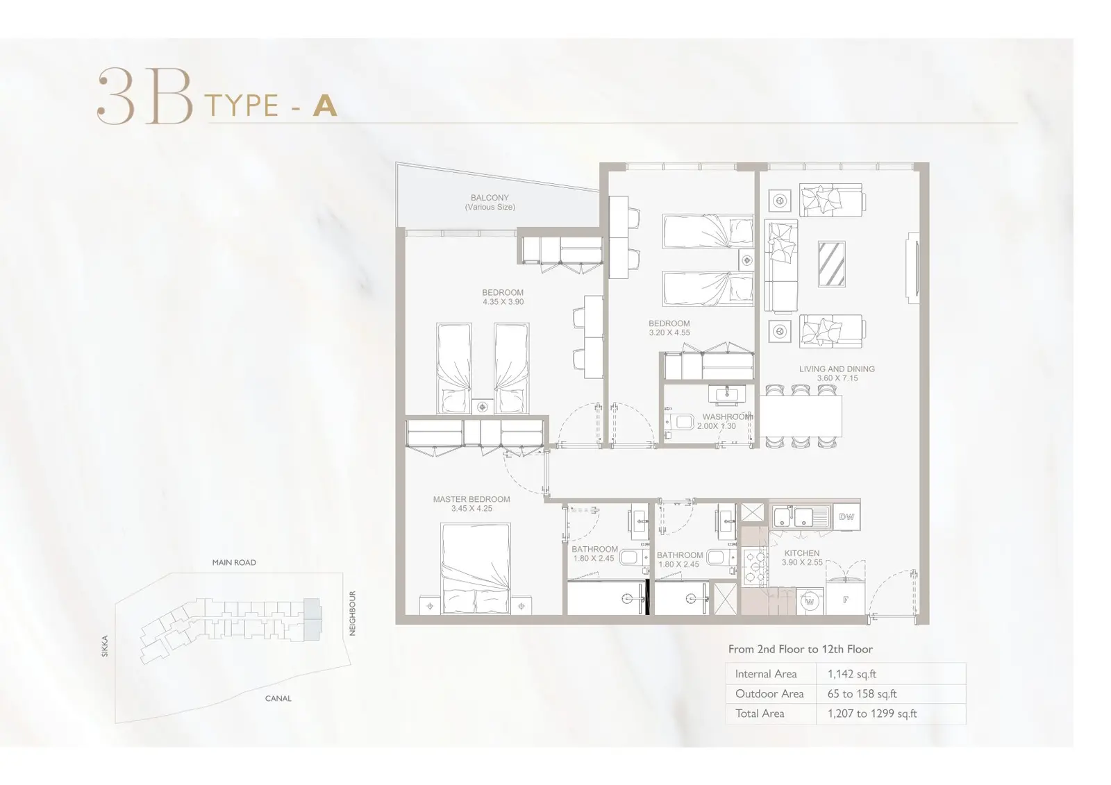 Floor plan for Type A