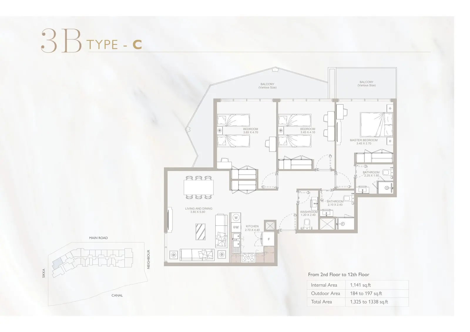 Floor plan for Type C