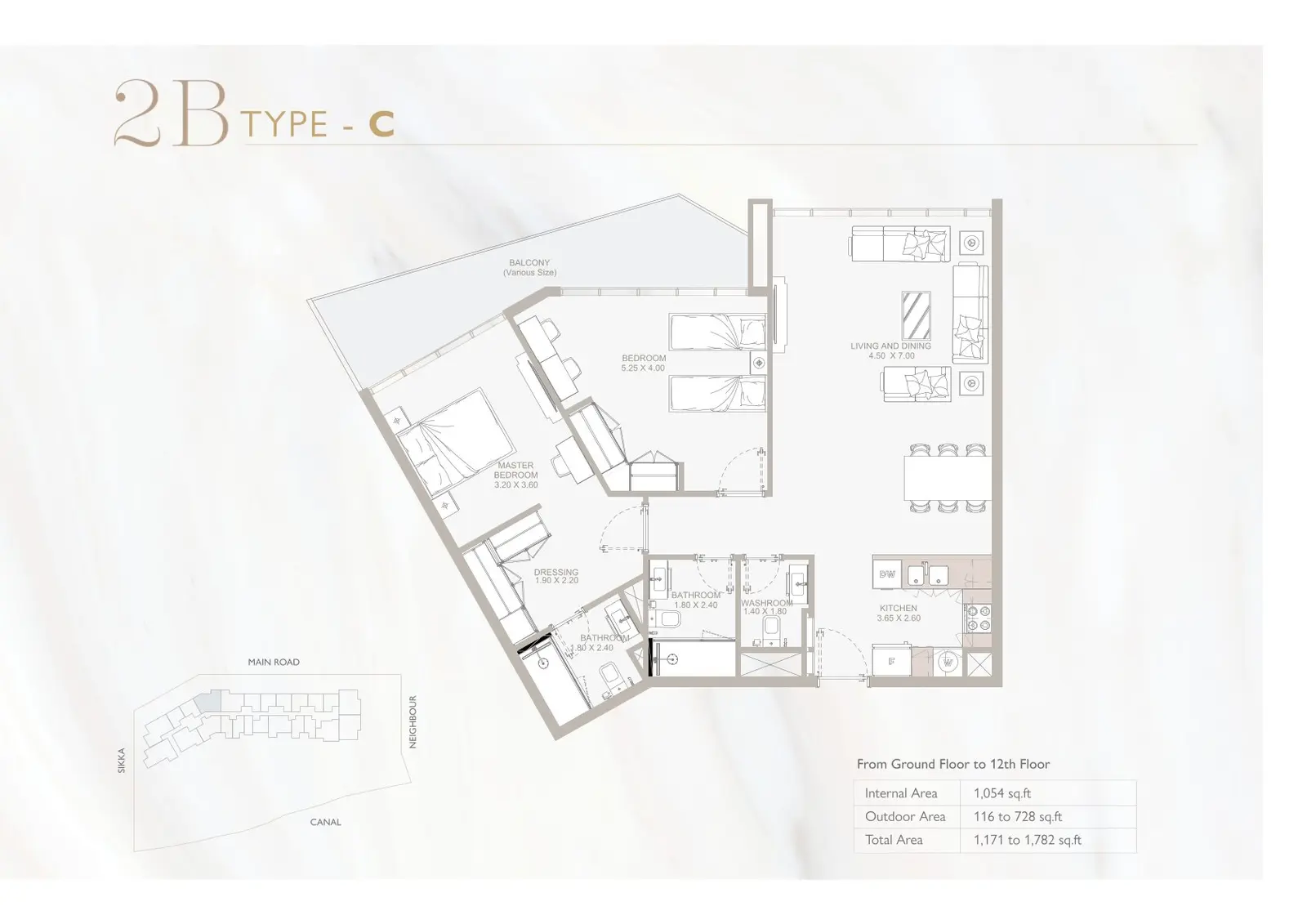 Floor plan for Type C