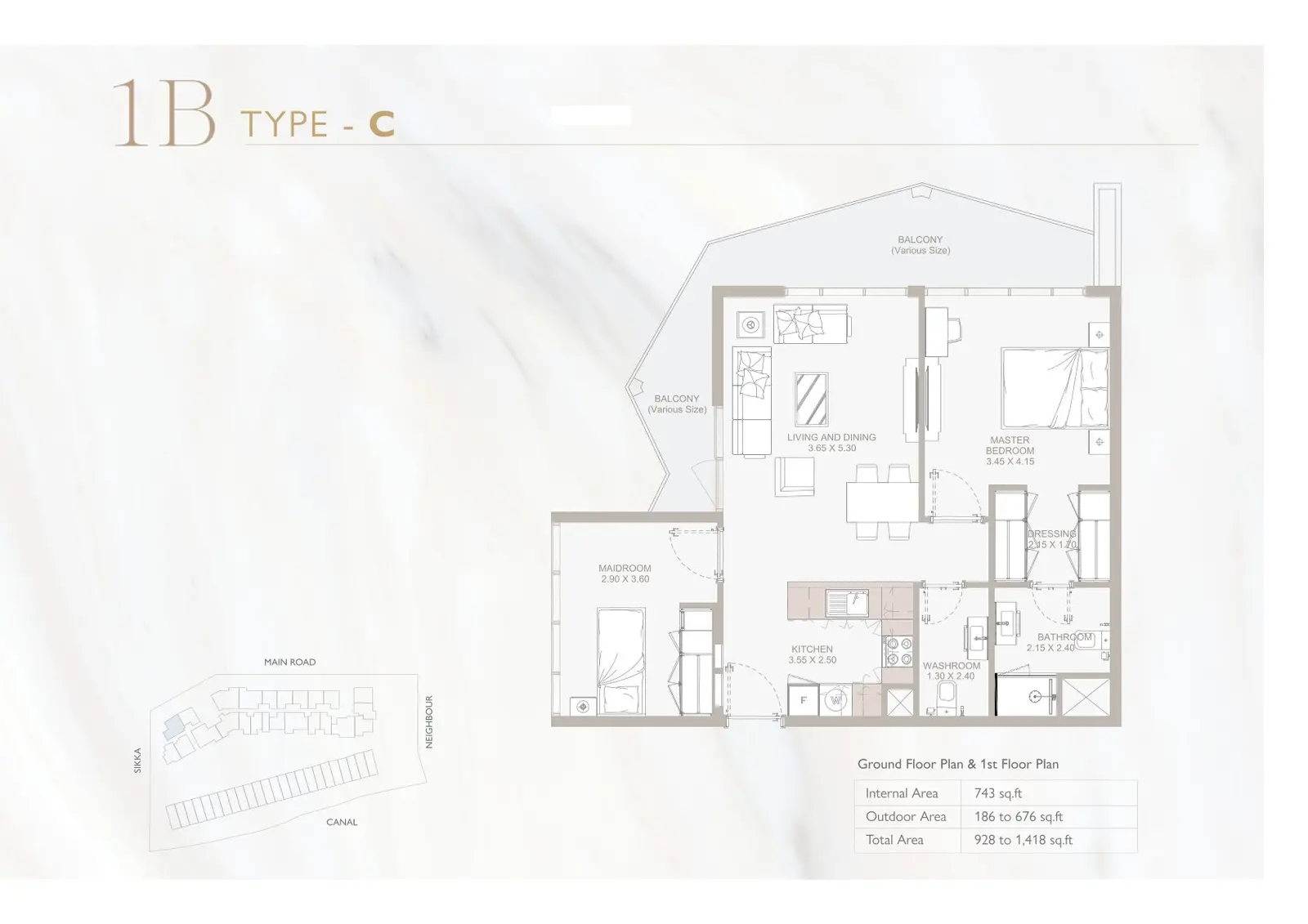 Floor plan for Type C