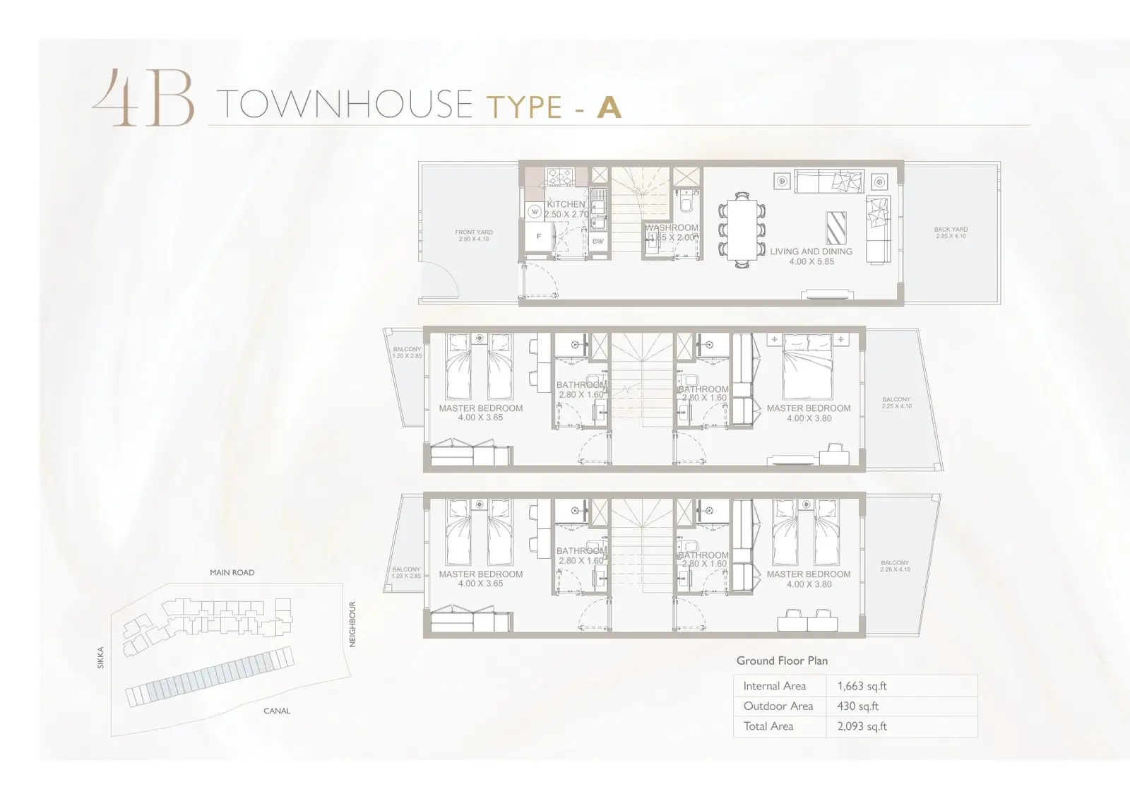 Floor plan for Type A