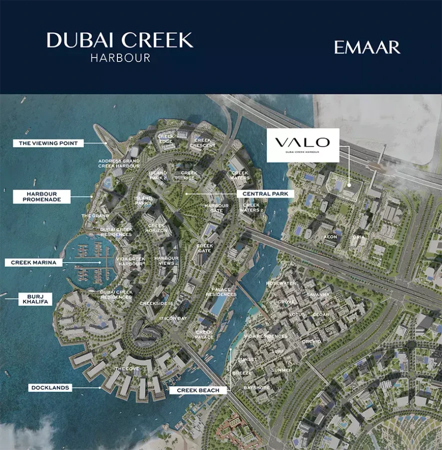 Valo by Emaar master plan