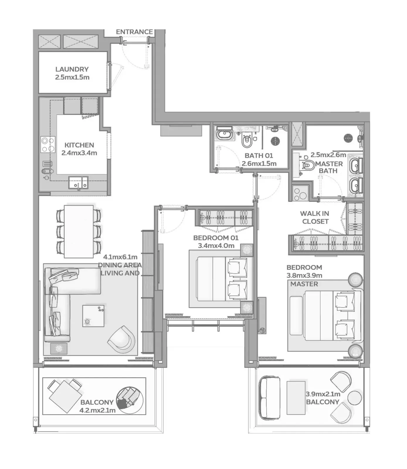 Floor plan for Type 7