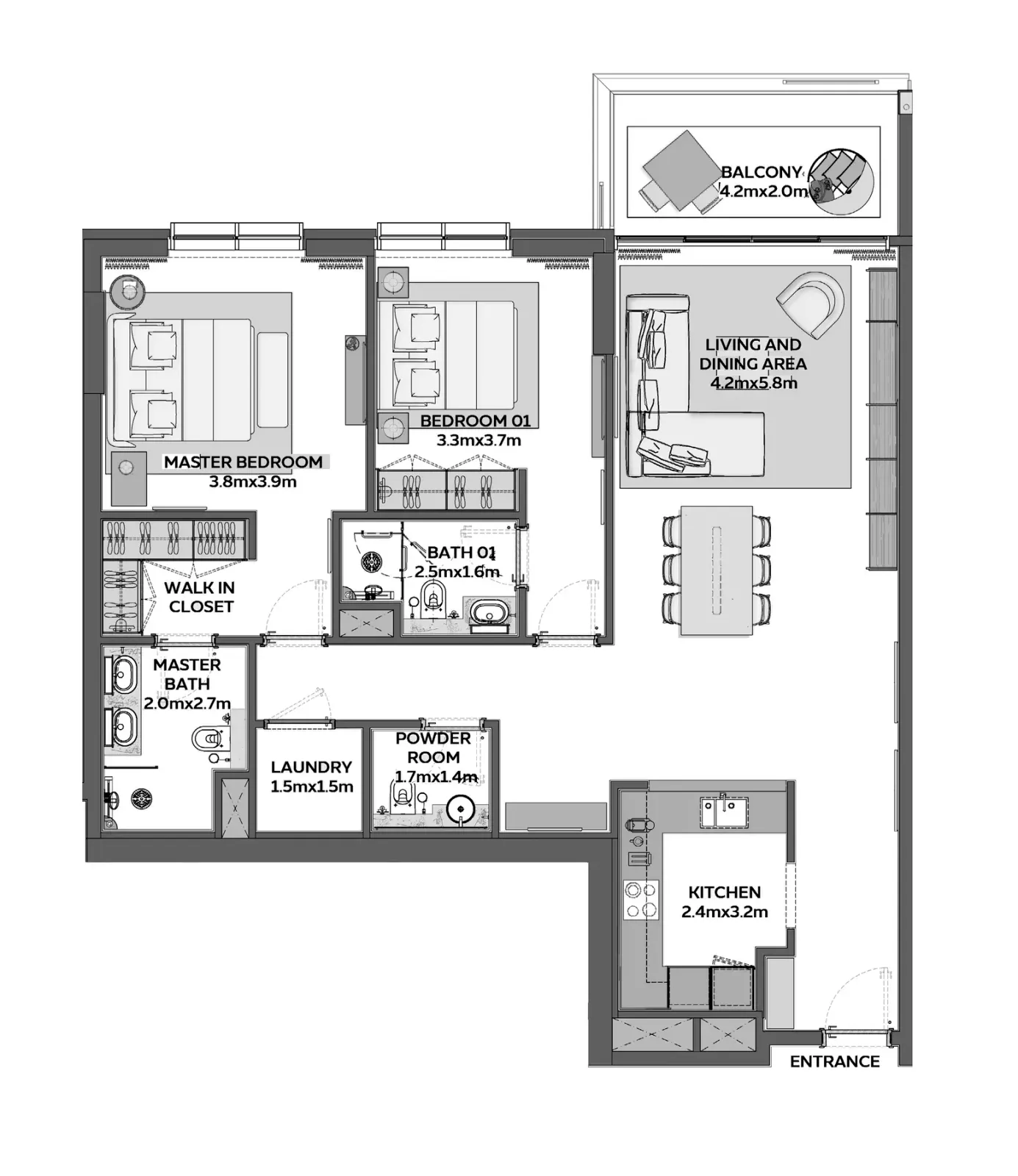 Floor plan for Type 5