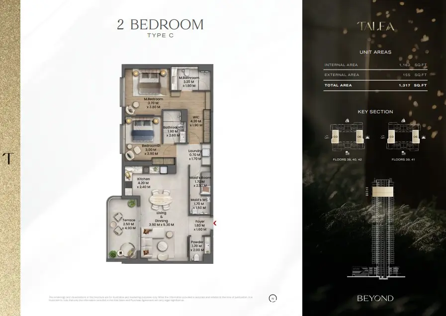 Floor plan for Type C