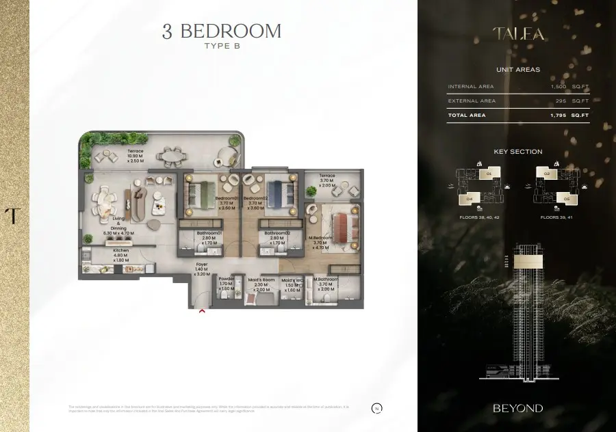 Floor plan for Type B