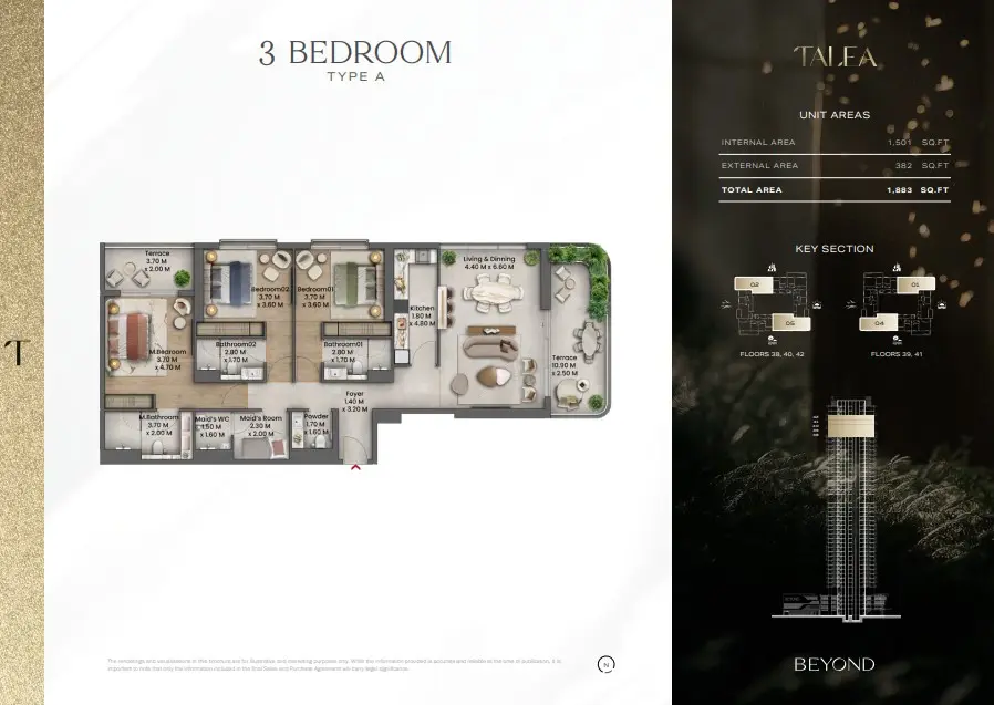 Floor plan for Type A