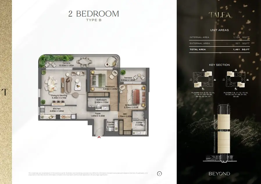 Floor plan for Type B