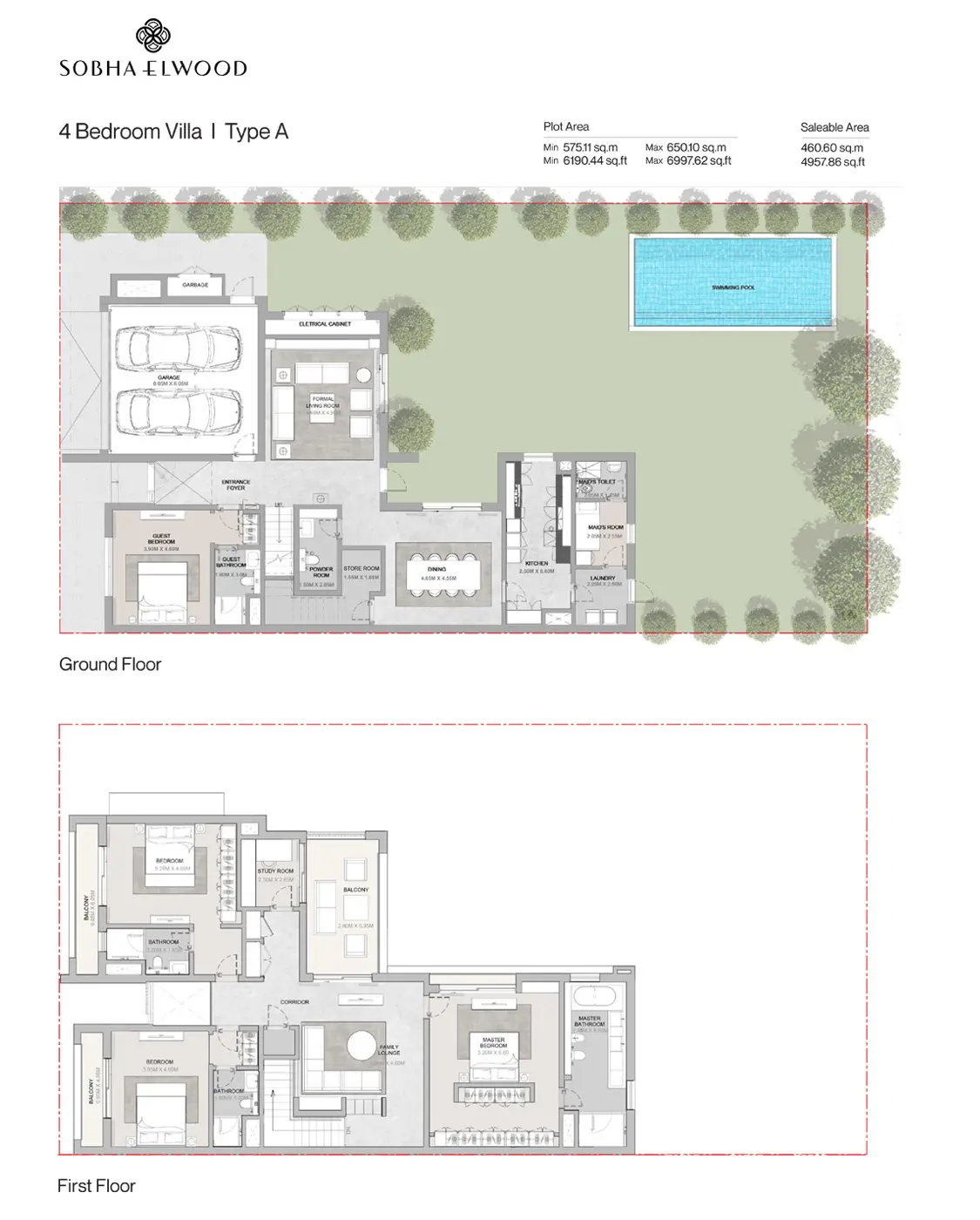 Floor plan for Type A