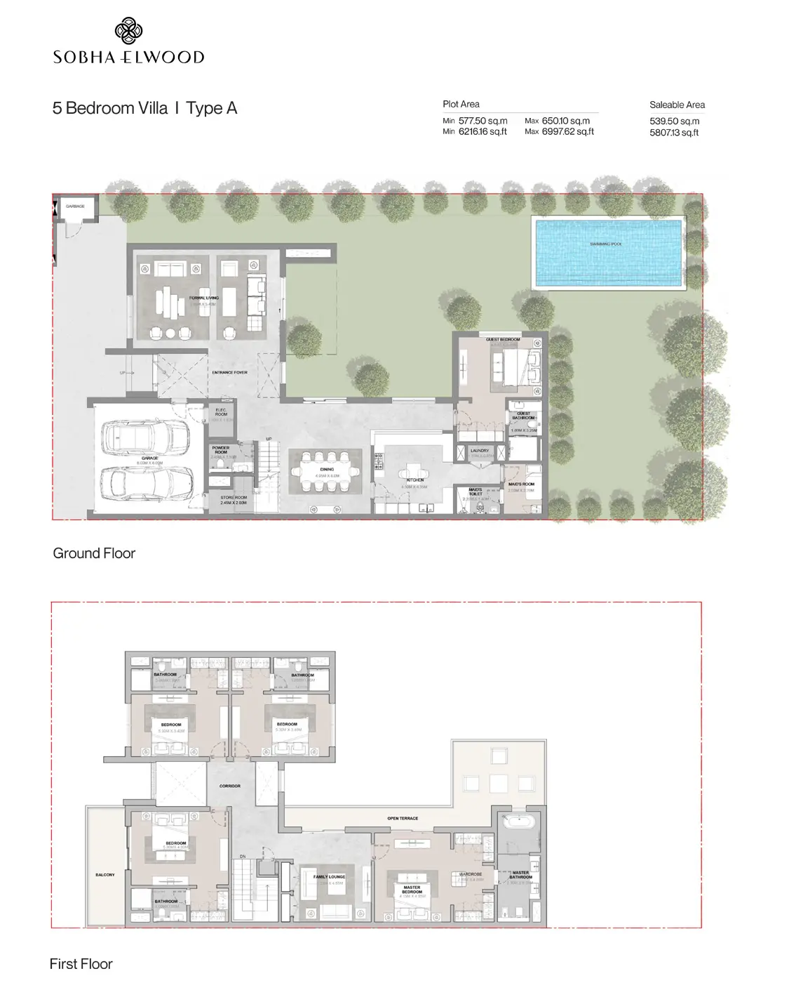 Floor plan for Type A