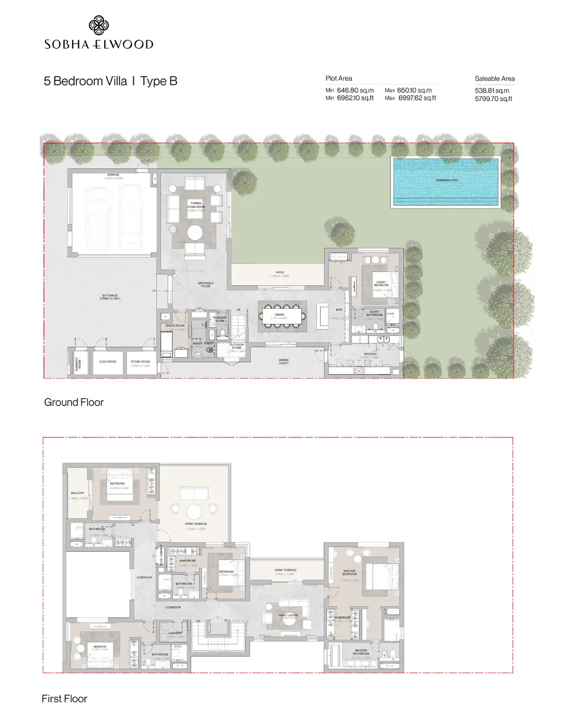 Floor plan for Type B