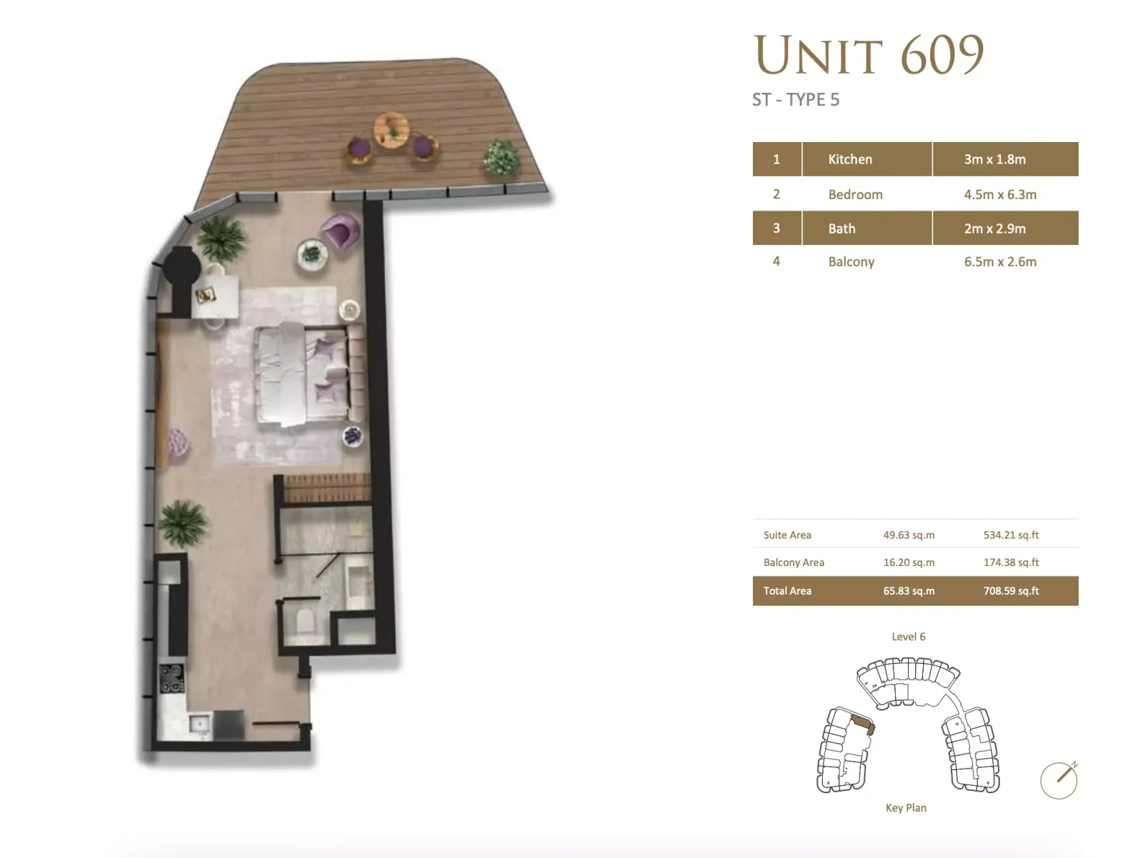 Floor plan for Type 5
