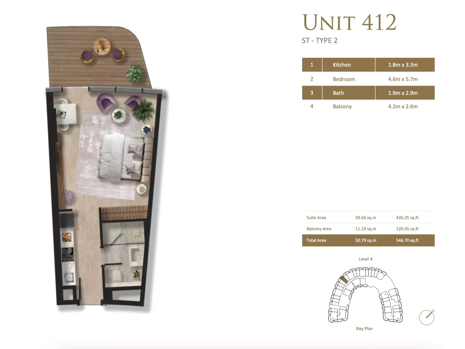 Floor plan for Type 2