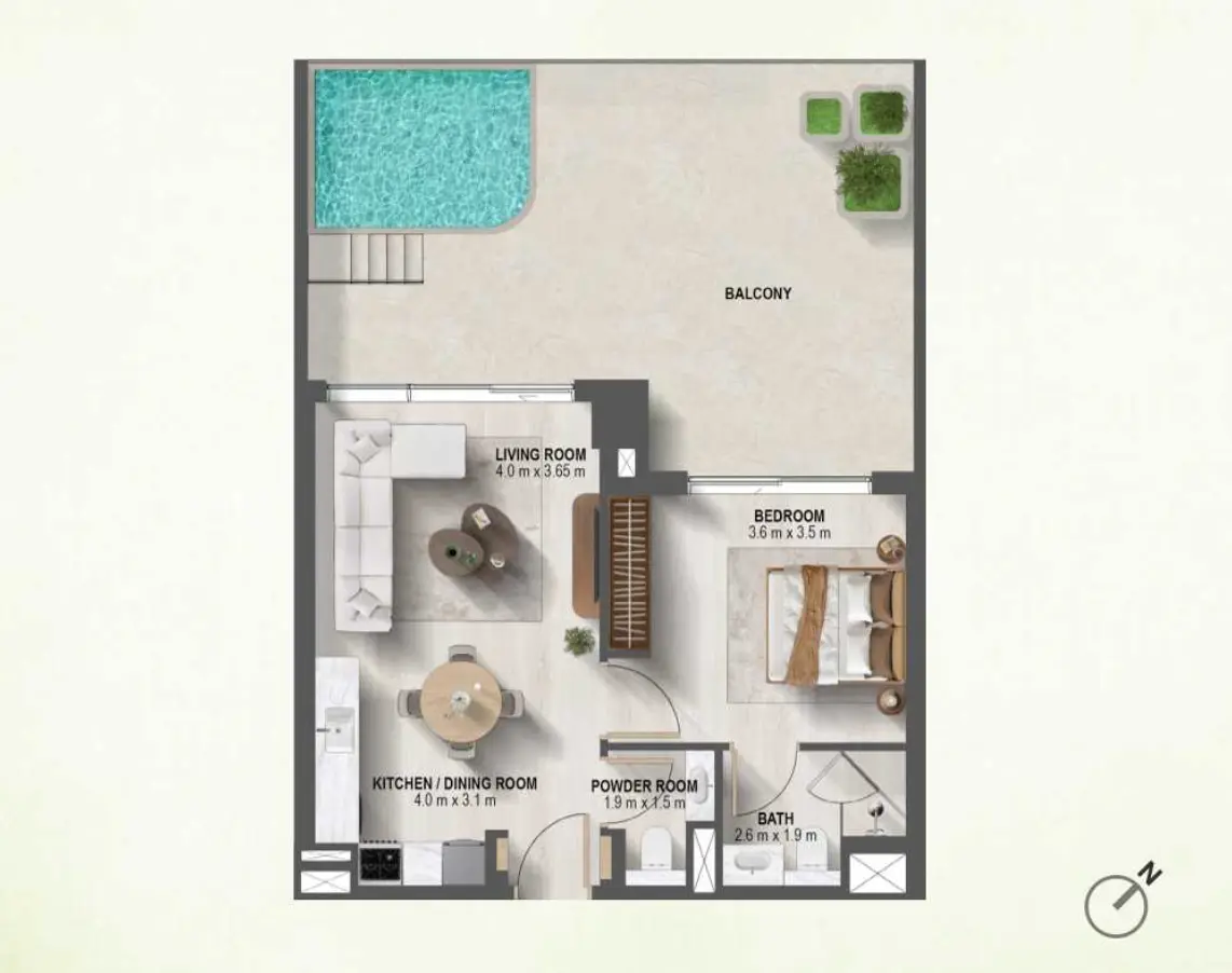 Floor plan for Type A