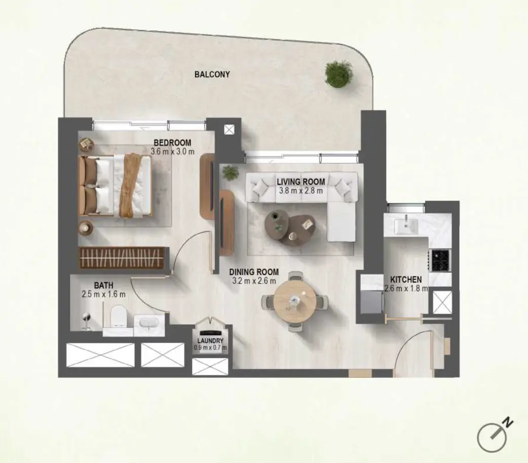 Floor plan for Type C