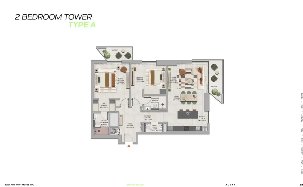 Floor plan for Type A