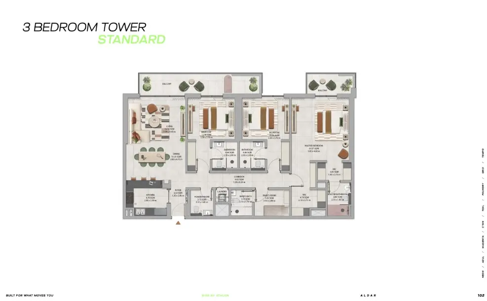 Floor plan for Type TS