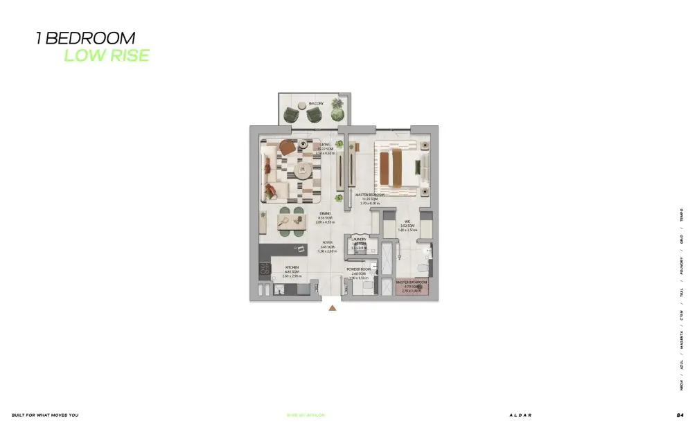 Floor plan for Type LR
