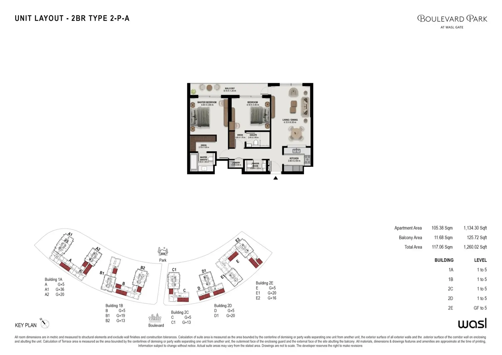 Floor plan for Type 2-PA