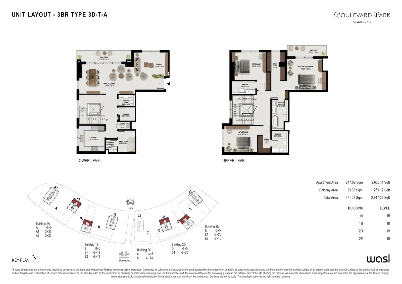 Floor plan for Type 3-DTA
