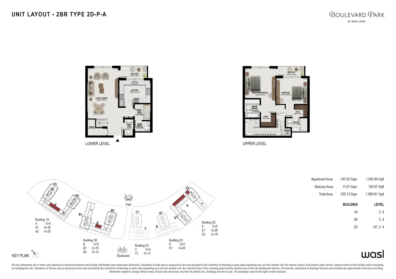 Floor plan for Type 2-DPA
