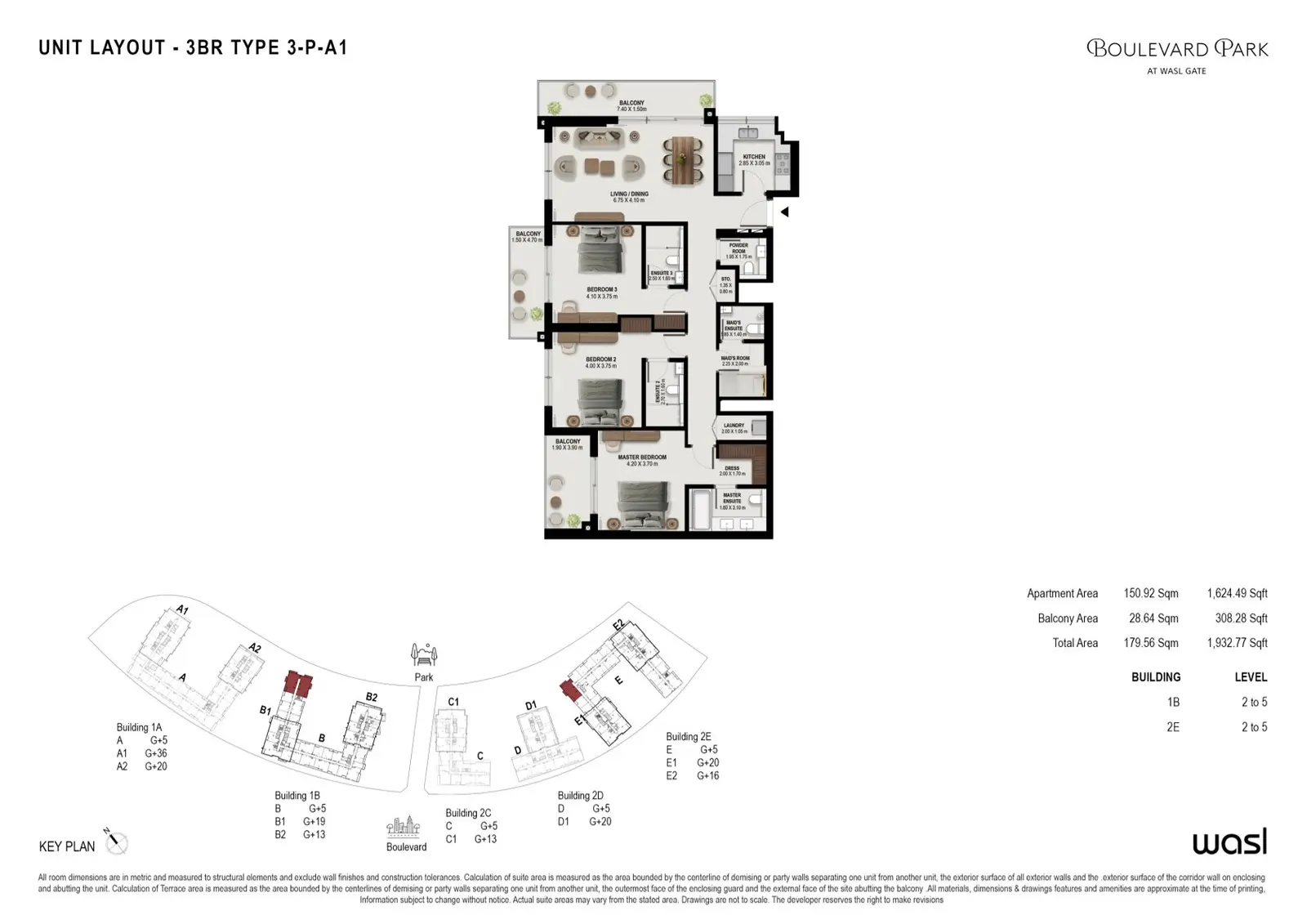 Floor plan for Type 3-PA1