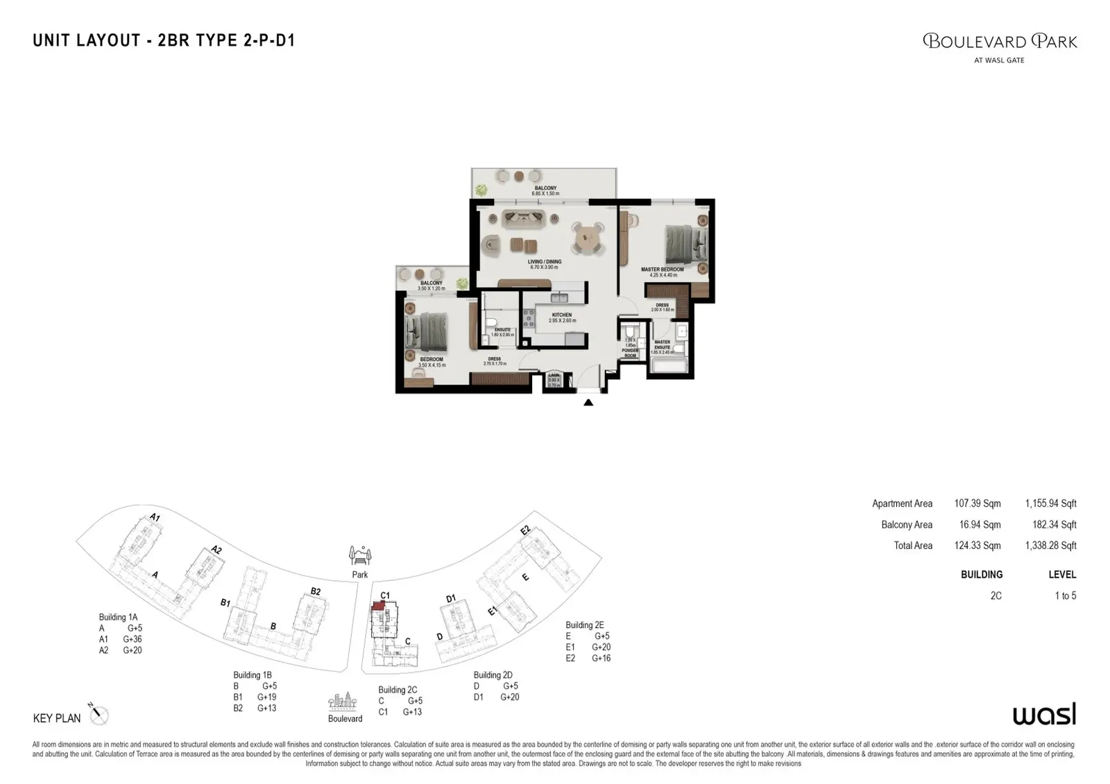 Floor plan for Type 2-PD1
