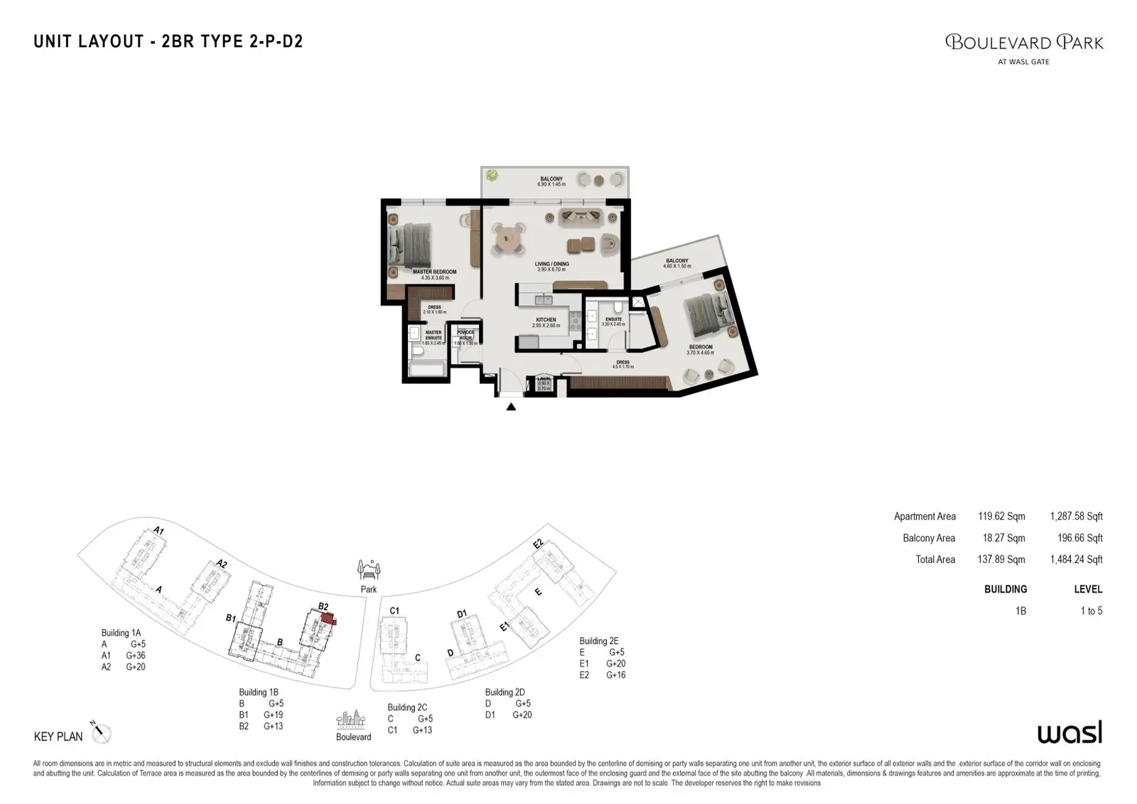 Floor plan for Type 2-PD2