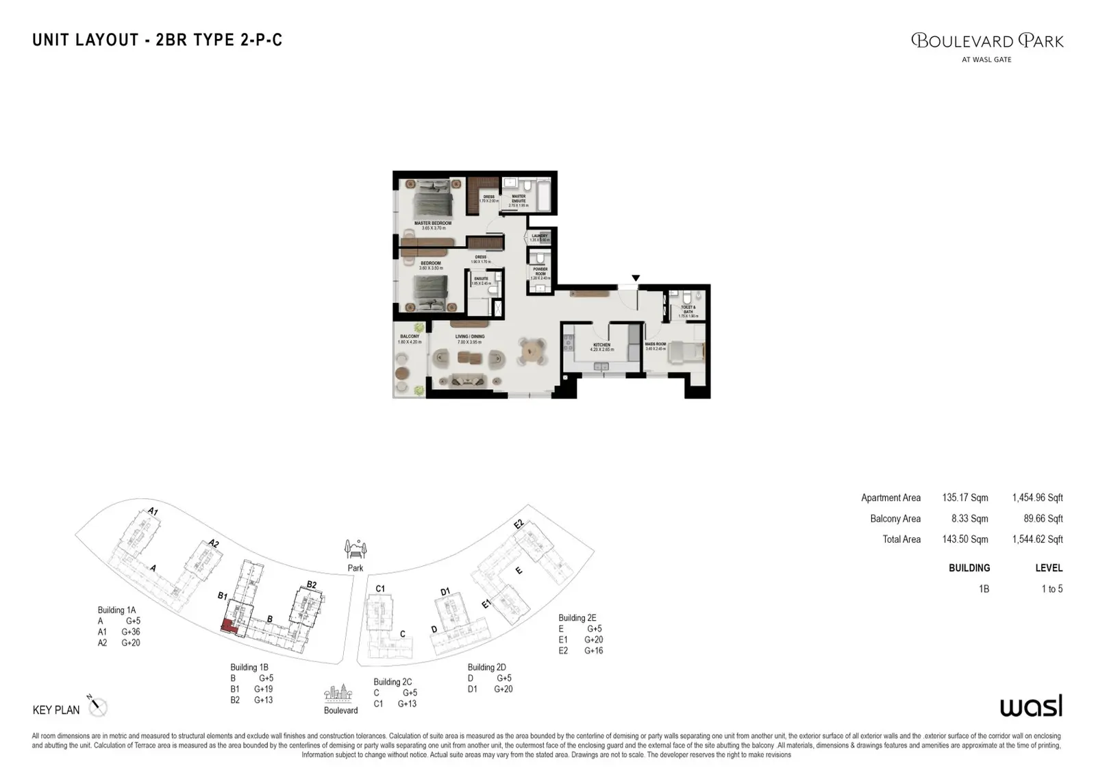 Floor plan for Type 2-PC