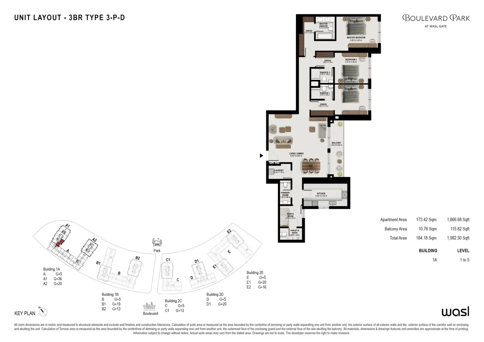 Floor plan for Type 3-PD