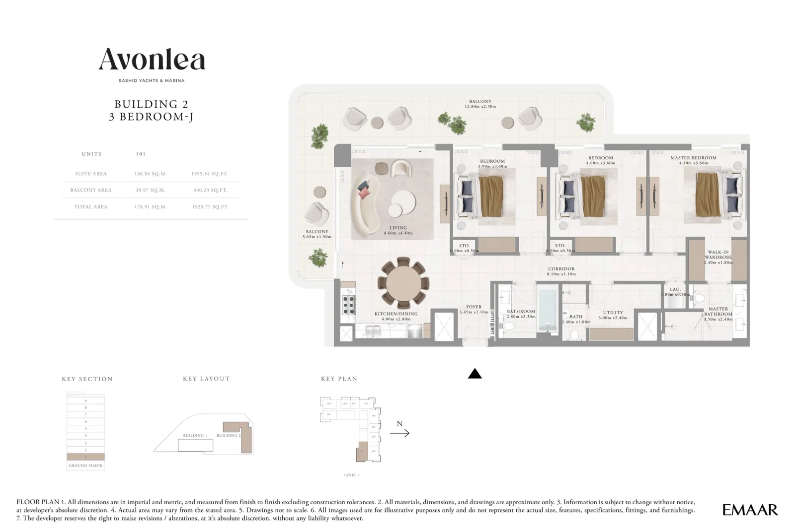 Floor plan for Type J