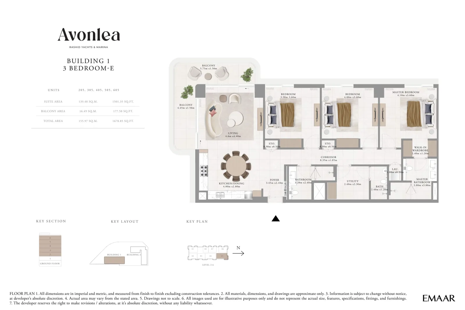 Floor plan for Type E