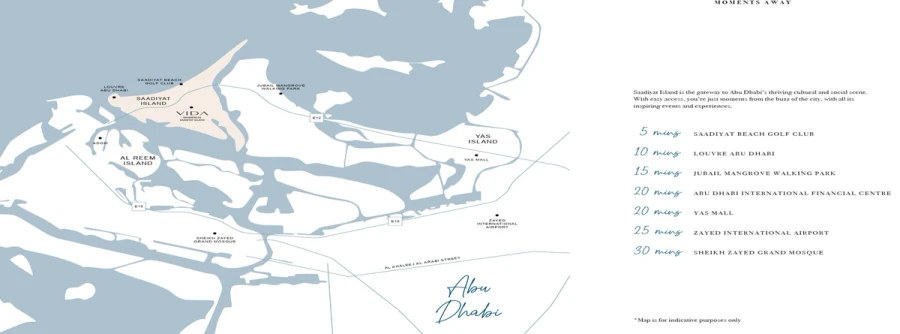 Vida Residences Saadiyat Island master plan