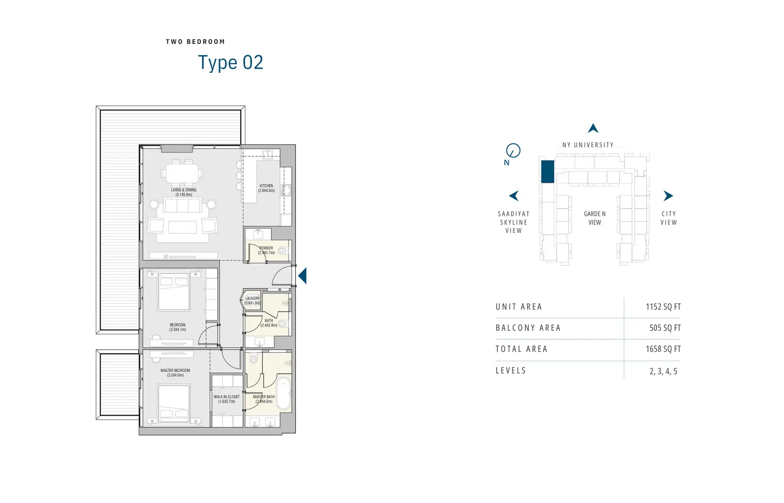 Floor plan for Type 2