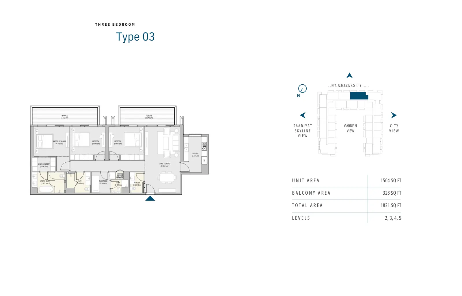 Floor plan for Type 3