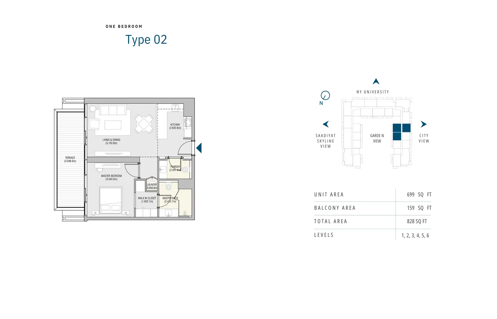 Floor plan for Type 2