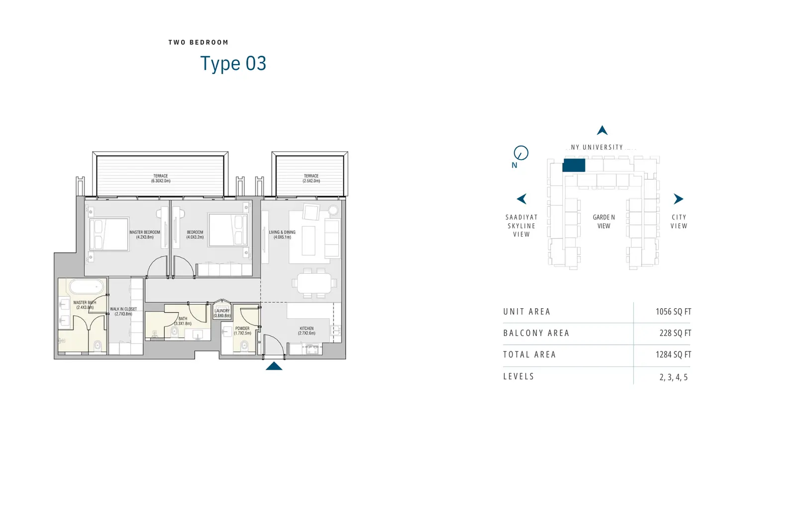 Floor plan for Type 3