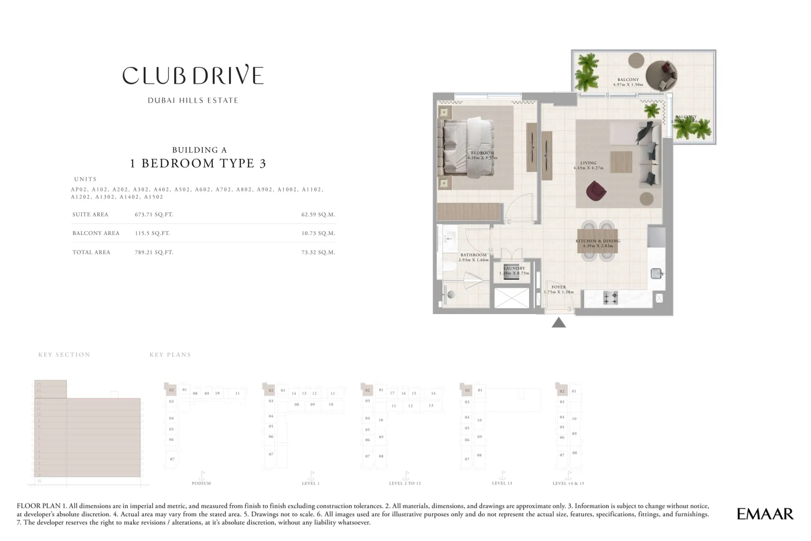Floor plan for Type 3