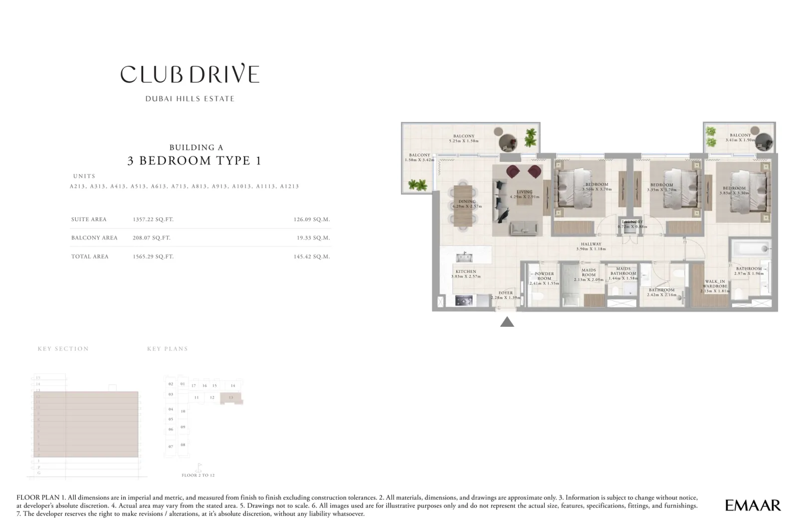 Floor plan for Type 1