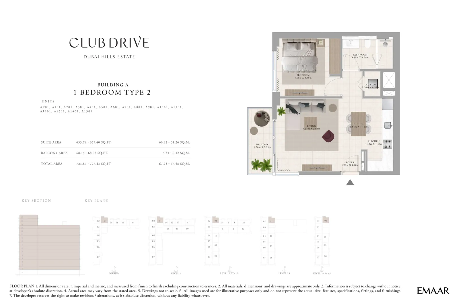 Floor plan for Type 2