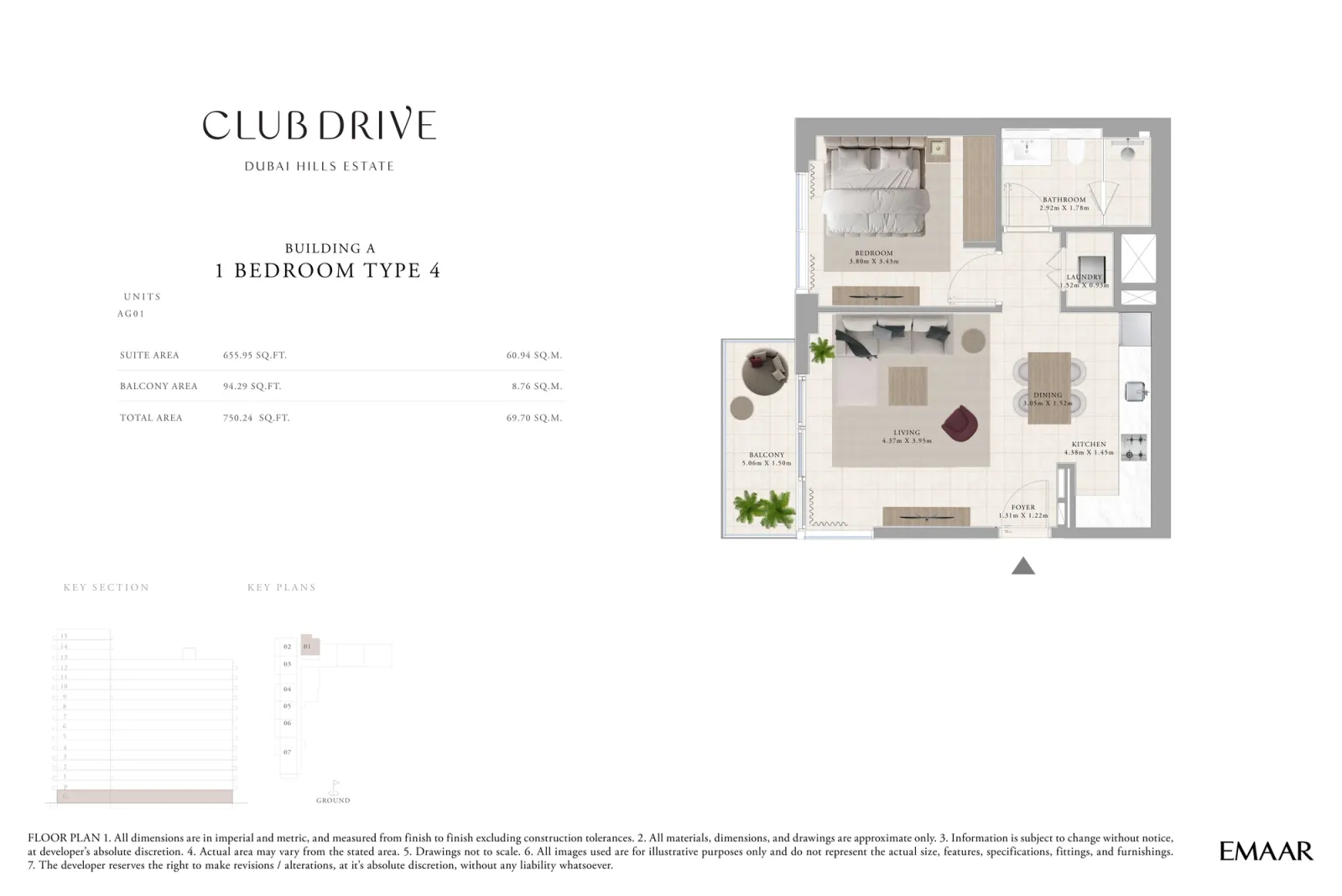 Floor plan for Type 4