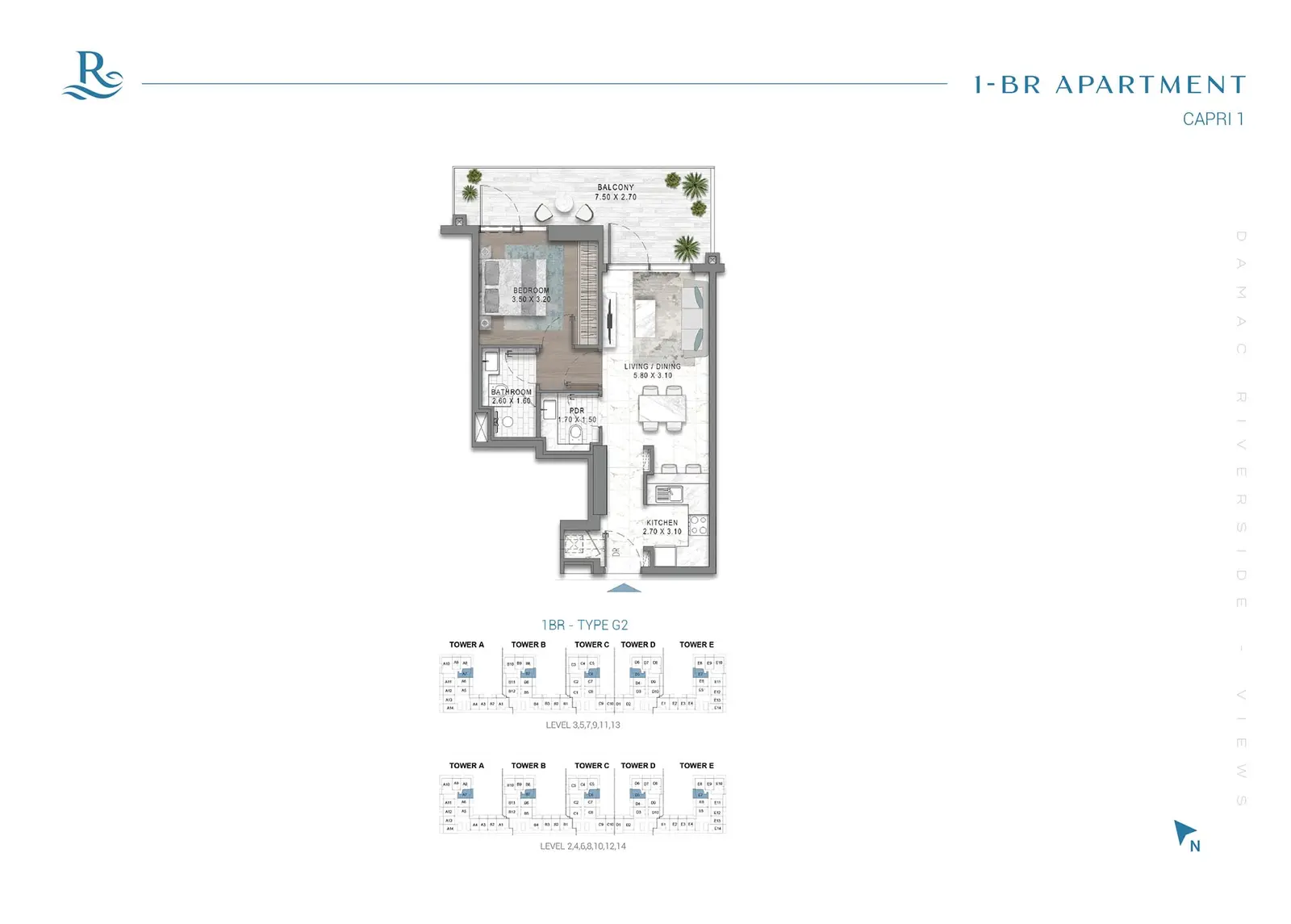 Floor plan for Type G2