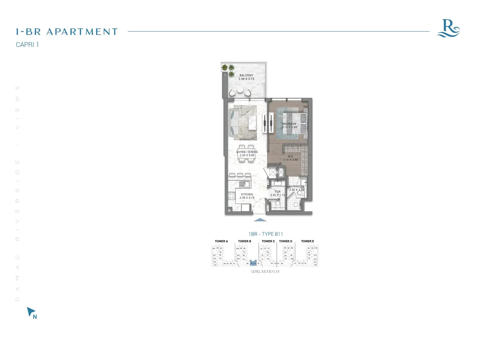 Floor plan for Type B11