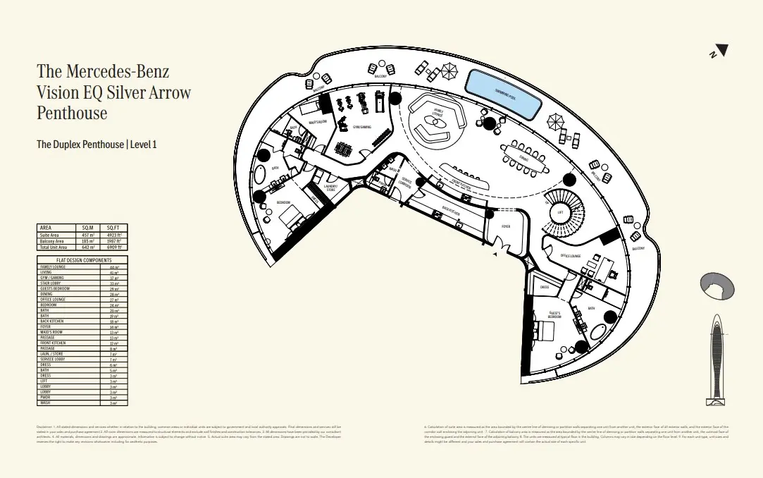 Floor plan for Type 1