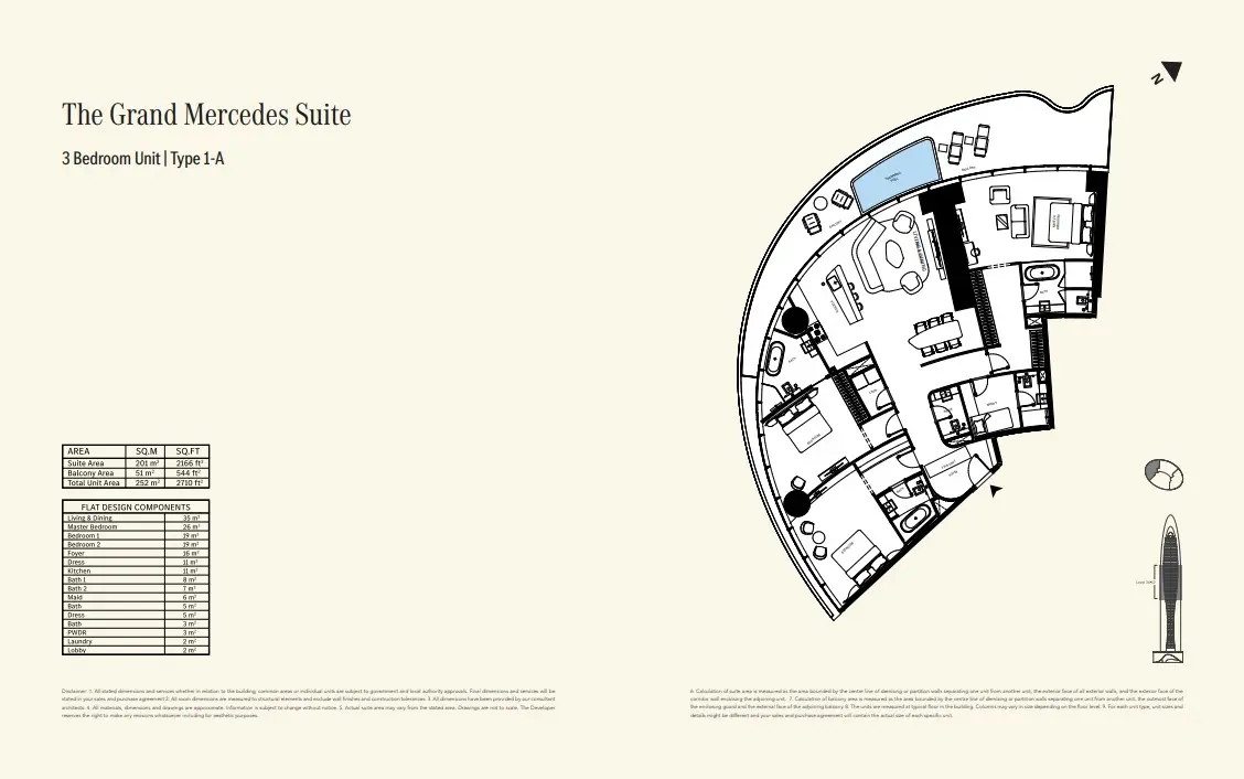 Floor plan for Type 1