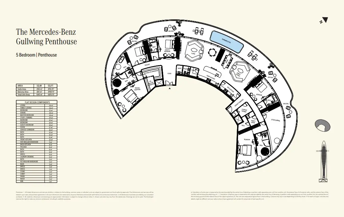 Floor plan for Type 1