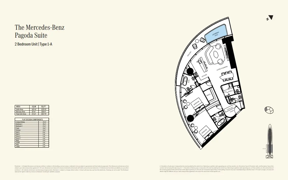 Floor plan for Type 1